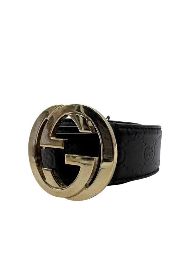GUCCI -  INTERLOCKING MONOGRAM BELT